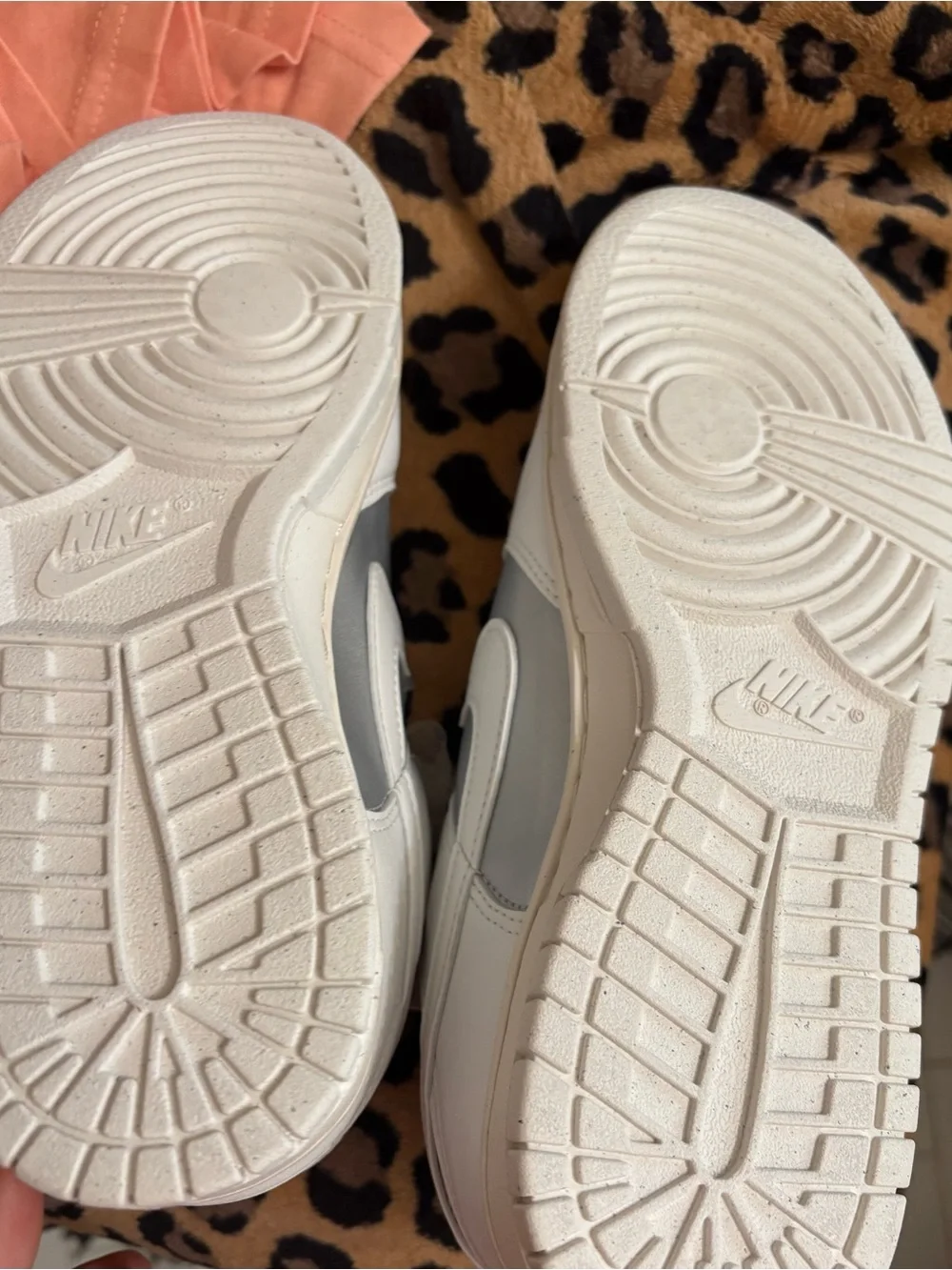 Nike Dunk Lows Womens size 9 Silver and White Lace Shoe Strings Brand New